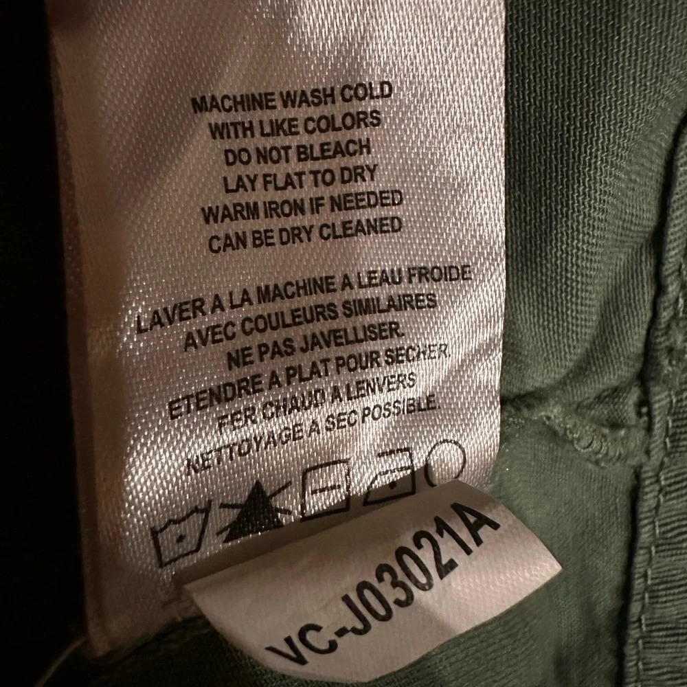 Vigoss Olive Utility crop Jacket size L